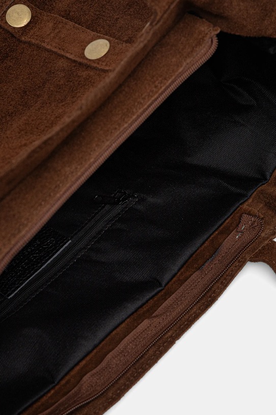 Answear.LAB torebka zamszowa brązowy 1316.hak