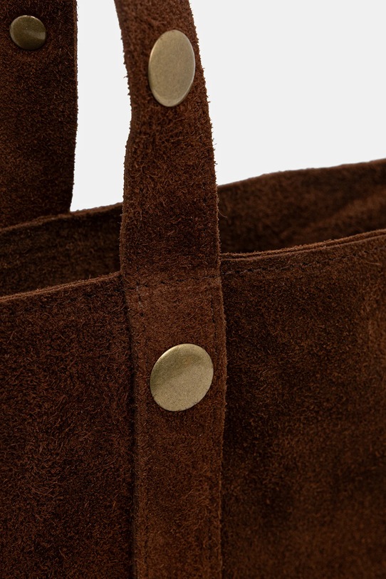 Answear.LAB torebka zamszowa 1316.hak brązowy