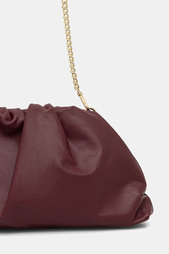 Accesorii Answear.LAB poseta de piele 1161.hak burgundia