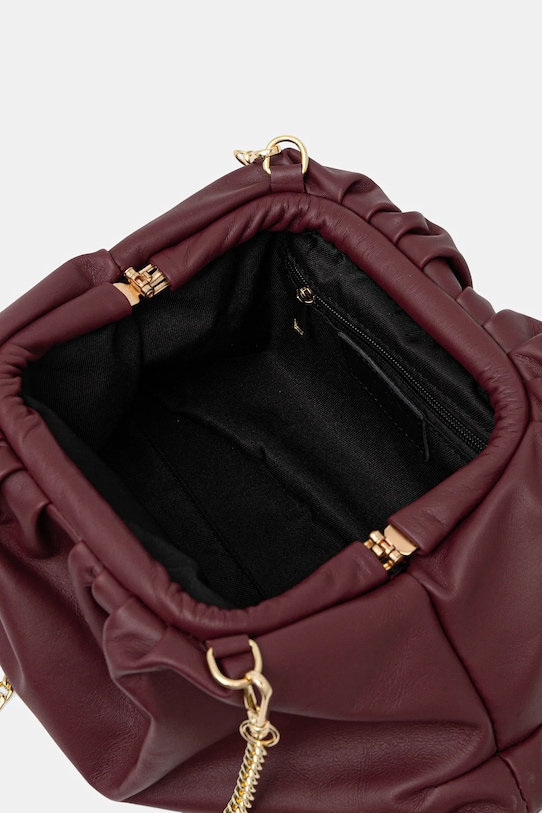 Answear.LAB poseta de piele 1161.hak burgundia