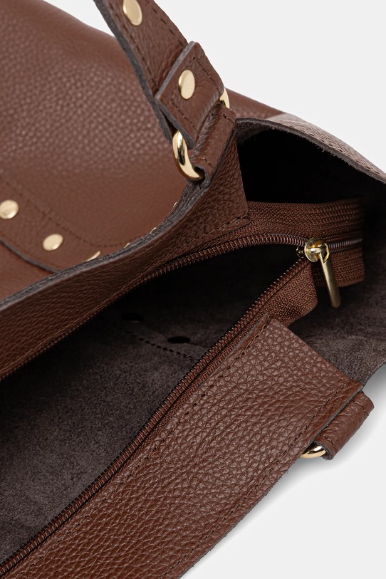 Answear.LAB torebka skórzana 1132.hak brązowy