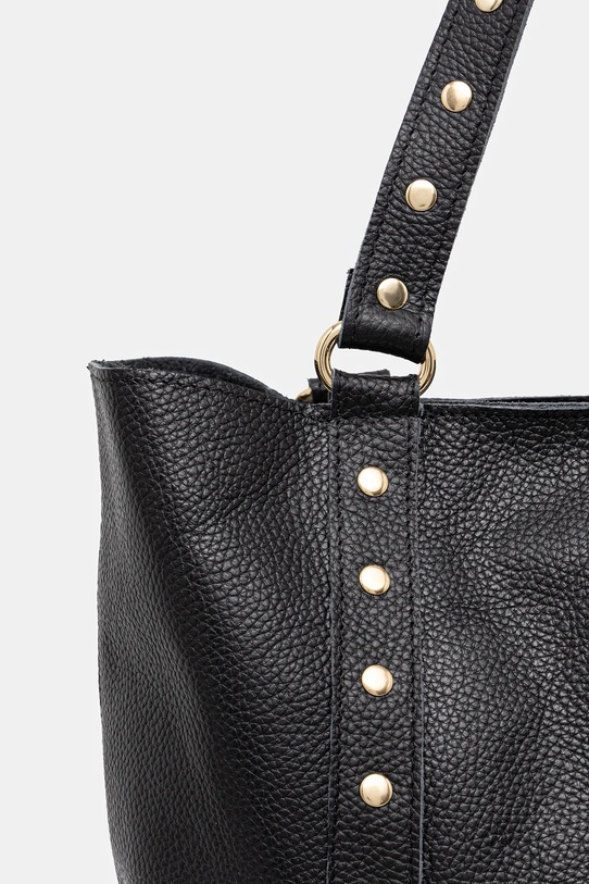 Answear.LAB torebka skórzana czarny 1132.hak