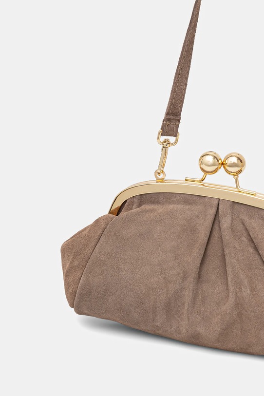 Akcesoria Answear.LAB kopertówka zamszowa 1331.hak brązowy