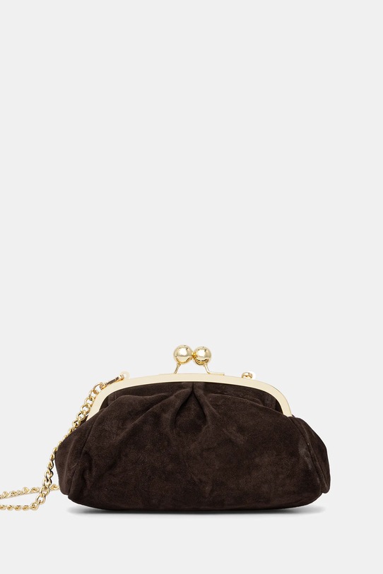 Answear.LAB kopertówka zamszowa nie mieści A4 brązowy 1331.hak