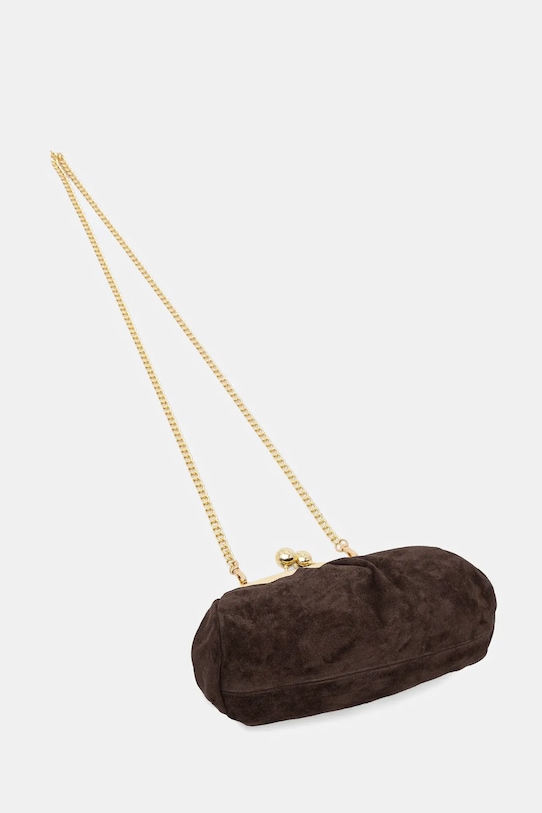 Akcesoria Answear.LAB kopertówka zamszowa 1331.hak brązowy