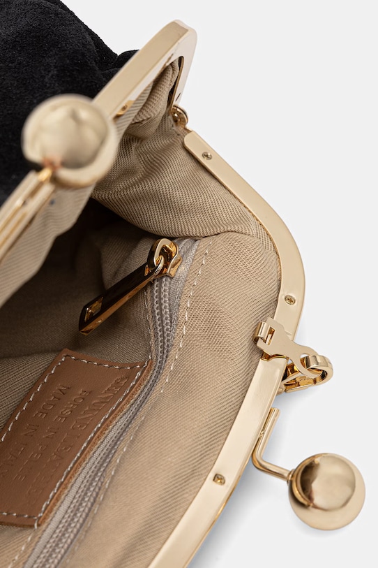 Semišové psaníčko Answear.LAB 1331.hak černá