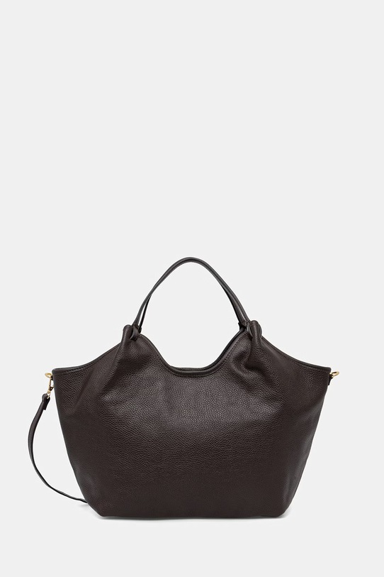 Answear.LAB torebka shopper damska skórzana skóra licowa brązowy WA25-TOD207