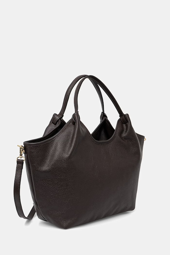 Answear.LAB torebka shopper damska skórzana WA25-TOD207 brązowy WA25