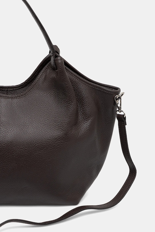 Akcesoria Answear.LAB torebka skórzana MBP072SG3.iak brązowy