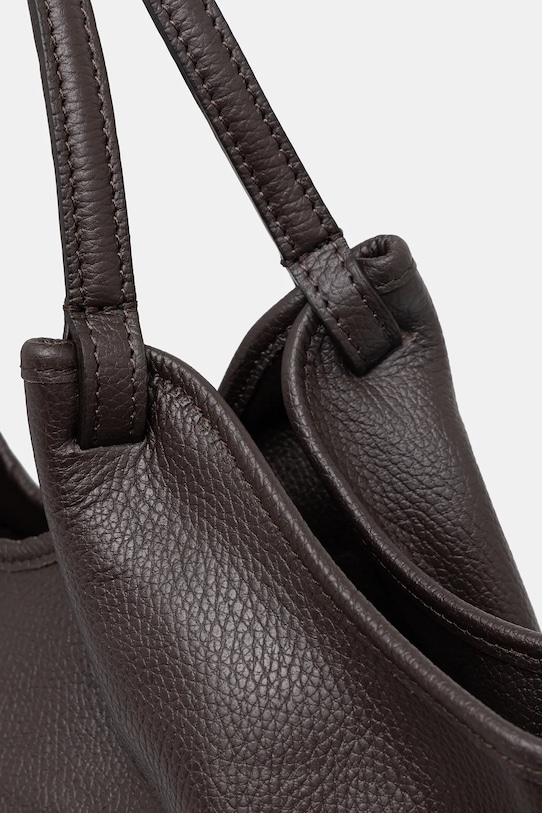 Answear.LAB torebka skórzana brązowy MBP072SG3.iak