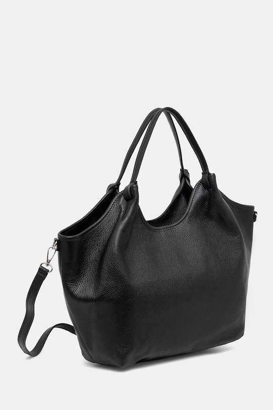 Answear.LAB torebka skórzana MBP072SG3.iak czarny WA25