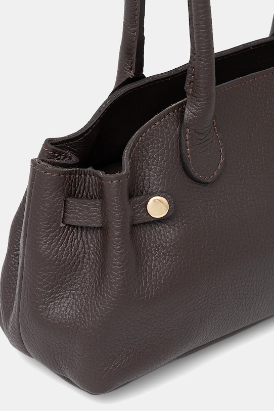 Kožená kabelka Answear.LAB hnedá MBP128HG1.iak