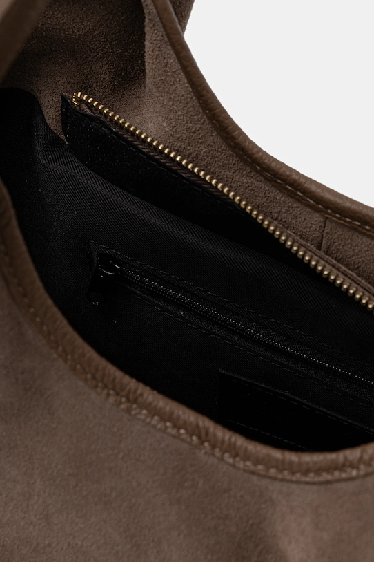 Answear.LAB torebka zamszowa MBP075SG1.iak brązowy