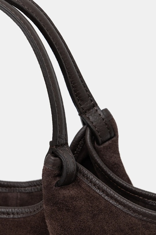 Answear.LAB torebka zamszowa brązowy MBP075SG1.iak