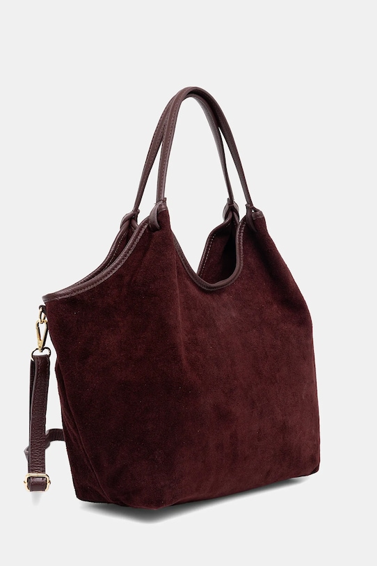 Answear.LAB borsa in pelle scamosciata MBP075SG3.iak granata WA25