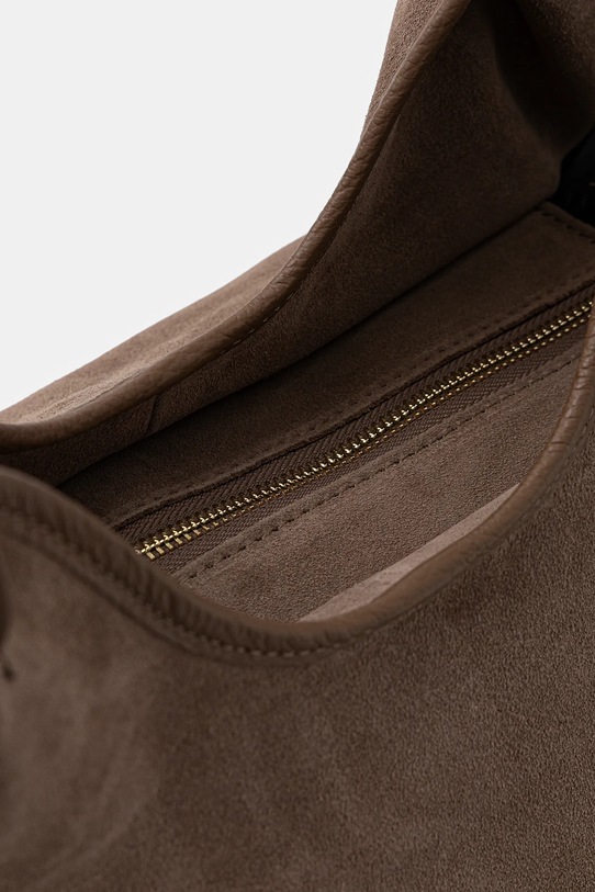 Answear.LAB torebka zamszowa brązowy MBP075SG3.iak