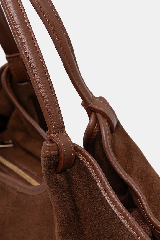 Semišová kabelka Answear.LAB hnedá MBP075SG3.iak