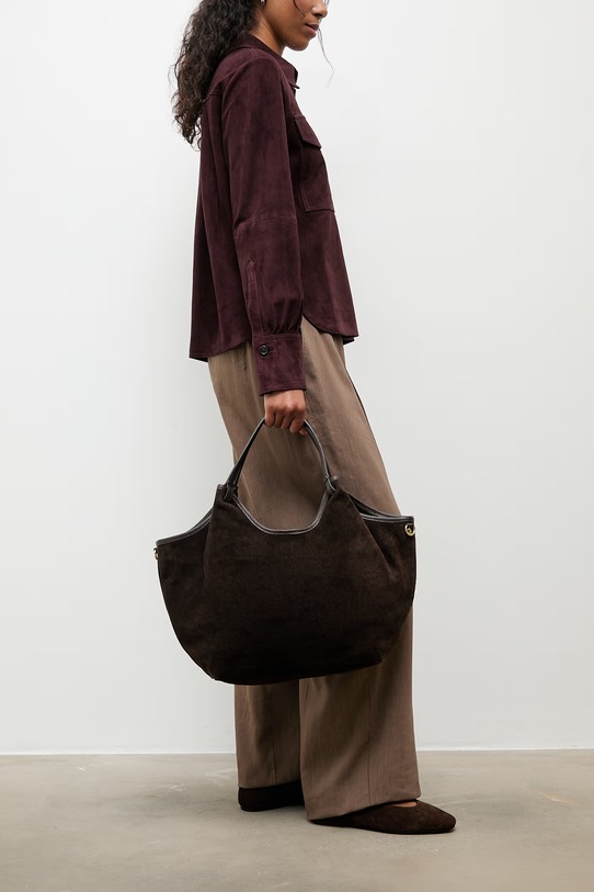 Answear.LAB torebka zamszowa WA25-TOD211