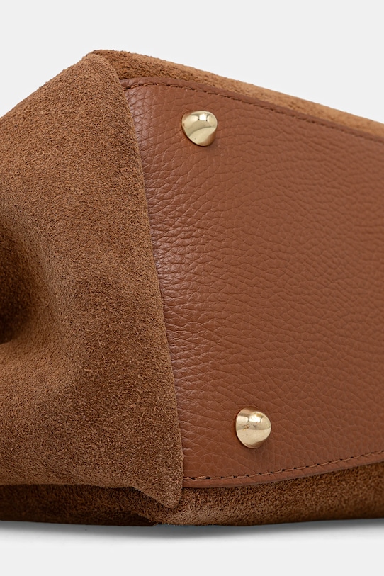 Answear.LAB torebka zamszowa Modelo 1.9.1 brązowy