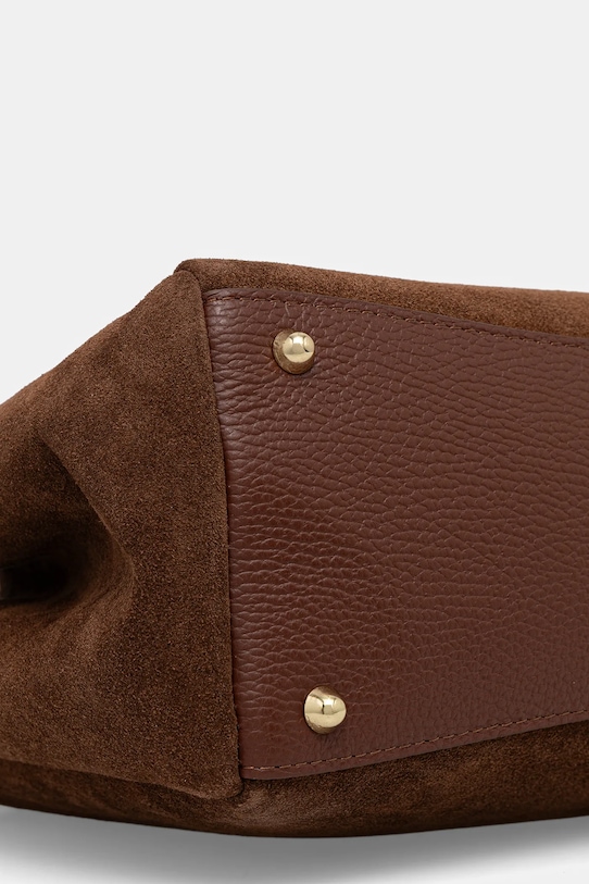 Answear.LAB torebka zamszowa Modelo 1.9.1 brązowy