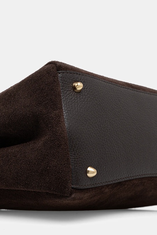 Answear.LAB torebka zamszowa Modelo 1.9.1 brązowy