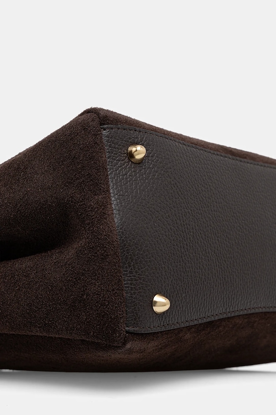 Answear.LAB torebka zamszowa Modelo 1.9.1 brązowy