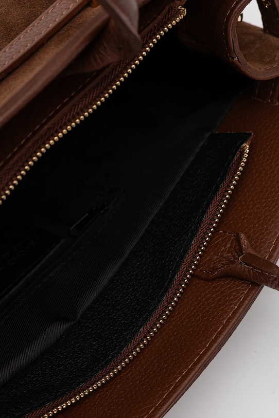 Answear.LAB torebka zamszowa Modelo 1.9.2 brązowy