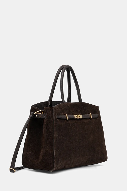 Semišová kabelka Answear.LAB Modelo 1.9.2 hnedá WS26