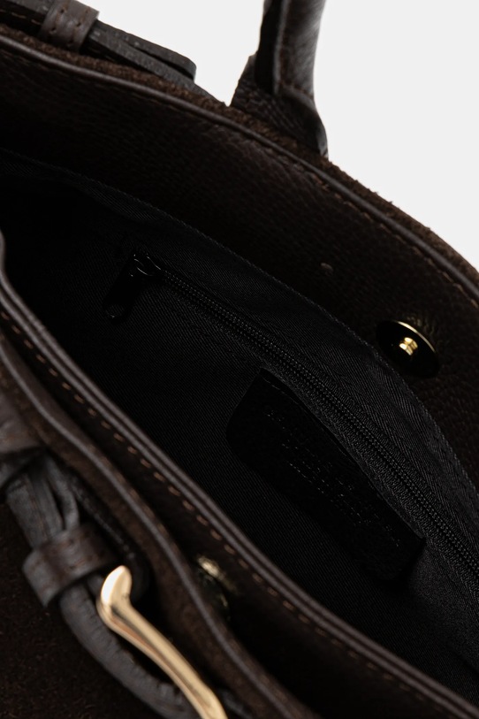 Answear.LAB torebka zamszowa Modelo 1.9.3 brązowy