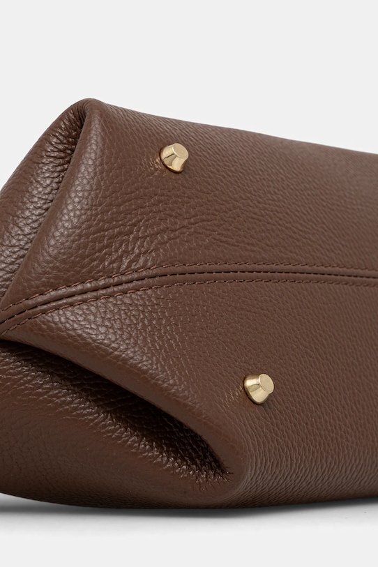 Answear.LAB torebka skórzana ans03.hak brązowy