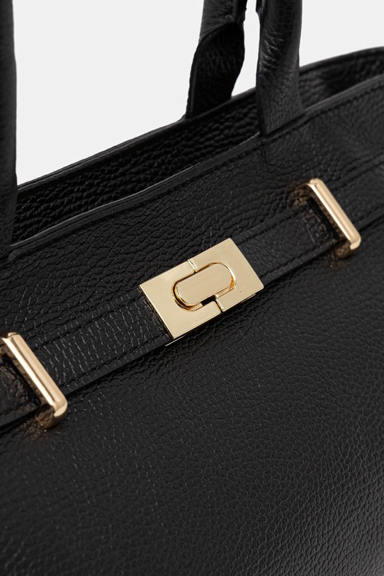 Answear.LAB torebka skórzana czarny ans03.hak