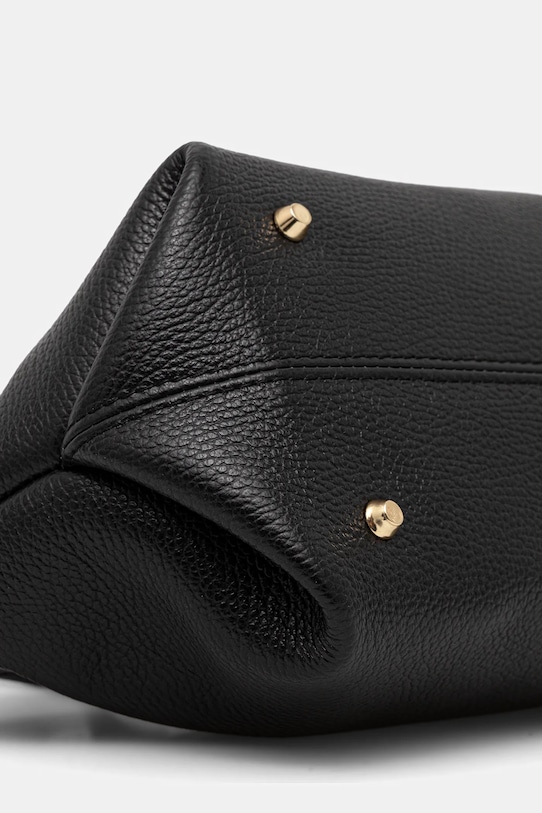 Answear.LAB torebka skórzana ans03.hak czarny