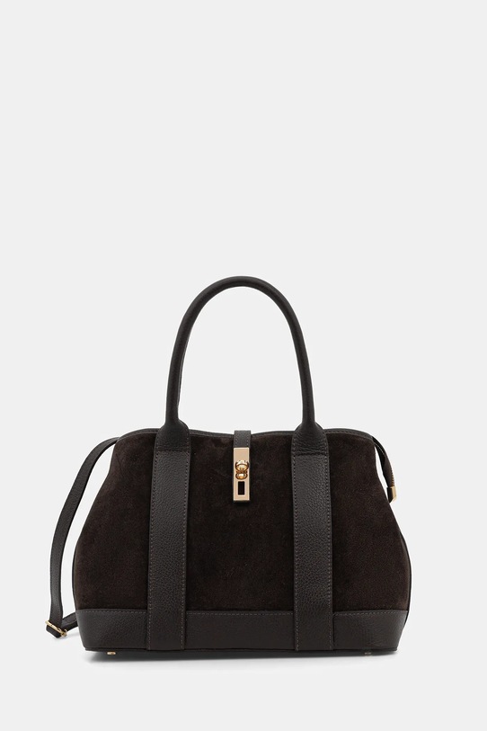 Answear.LAB torebka skórzana skóra licowa brązowy 0709.ijk