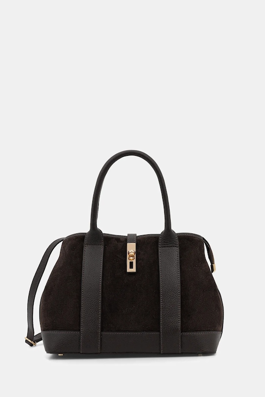 Answear.LAB torebka skórzana skóra licowa brązowy 0709.ijk