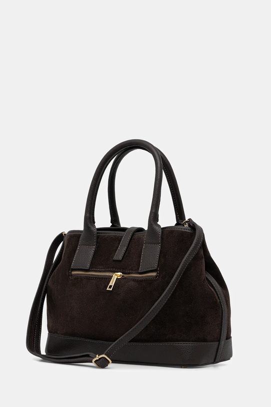 Akcesoria Answear.LAB torebka skórzana 0709.ijk brązowy