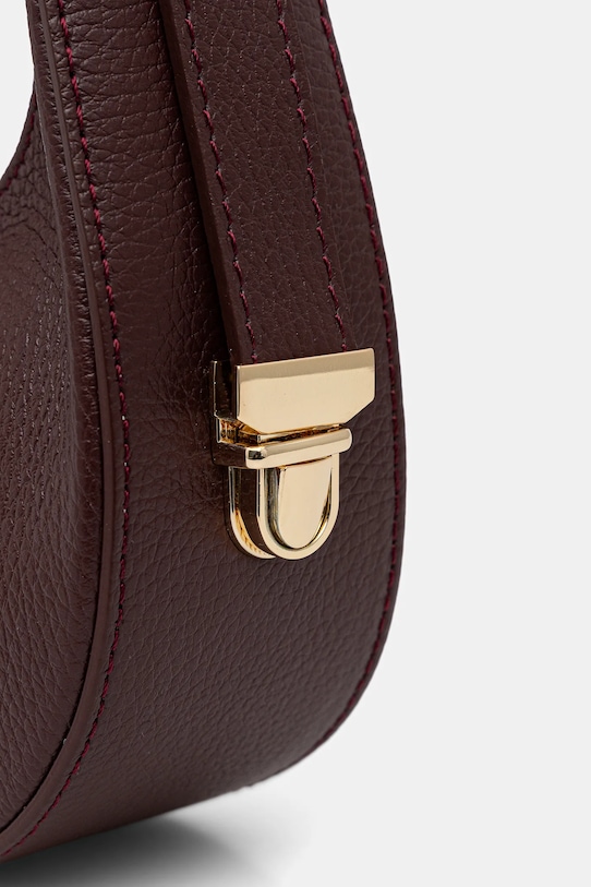 Answear.LAB torebka skórzana bordowy 10003.hak