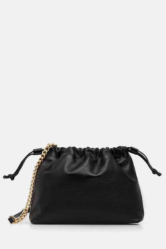 Answear.LAB torebka skórzana skóra licowa czarny 1348.hak