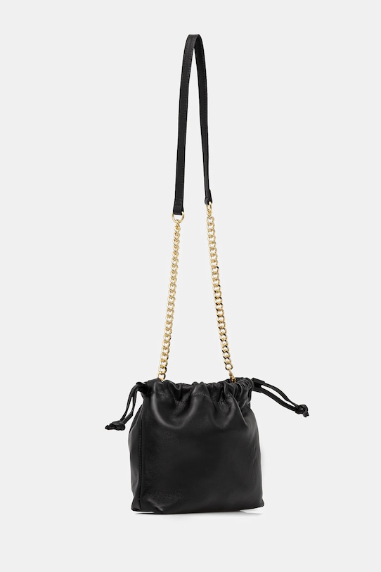 Answear.LAB torebka skórzana 1348.hak czarny WA25