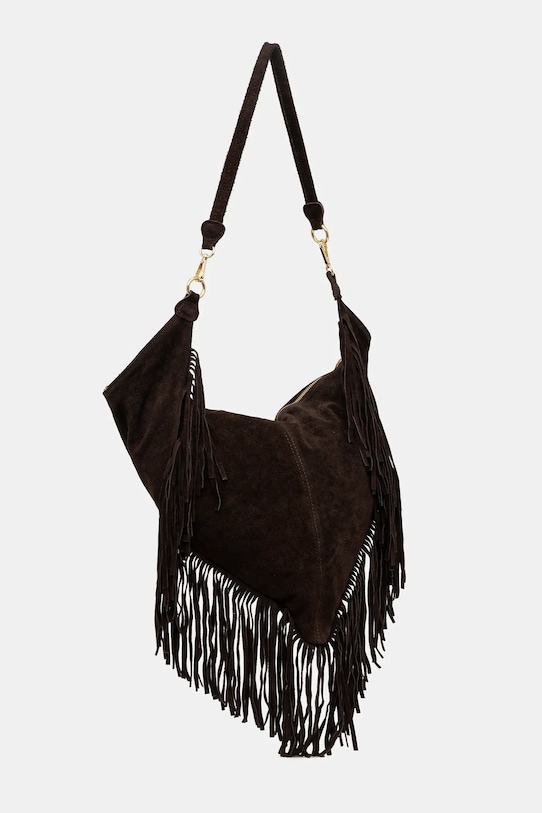 Answear.LAB torebka zamszowa 1366.hak brązowy WS26