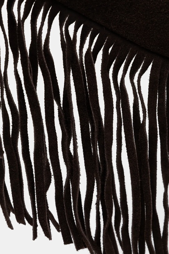 Answear.LAB torebka zamszowa 1366.hak brązowy