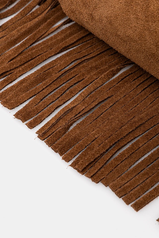 Answear.LAB torebka zamszowa brązowy C00043