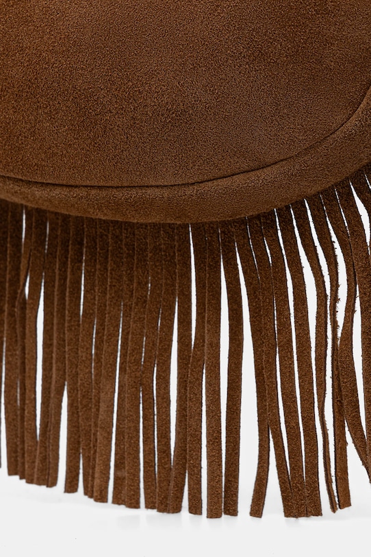 Answear.LAB borsa in pelle scamosciata marrone C00043