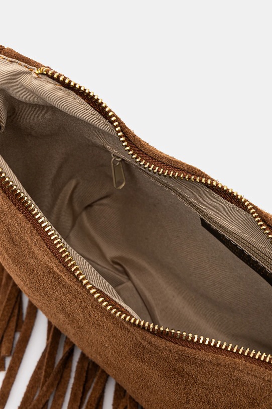 Answear.LAB torebka zamszowa C00043 brązowy