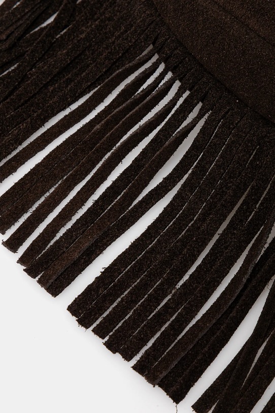 Answear.LAB torebka zamszowa brązowy C00043