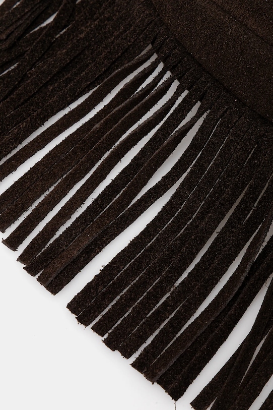 Answear.LAB torebka zamszowa brązowy C00043