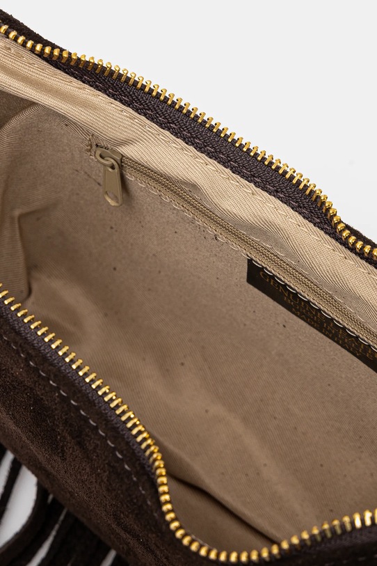 Answear.LAB torebka zamszowa C00043 brązowy