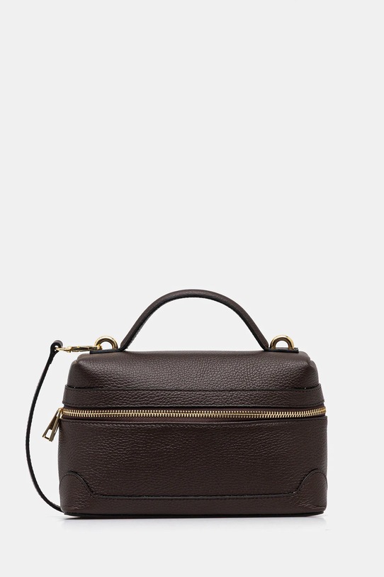Answear.LAB torebka skórzana skóra licowa brązowy A00001
