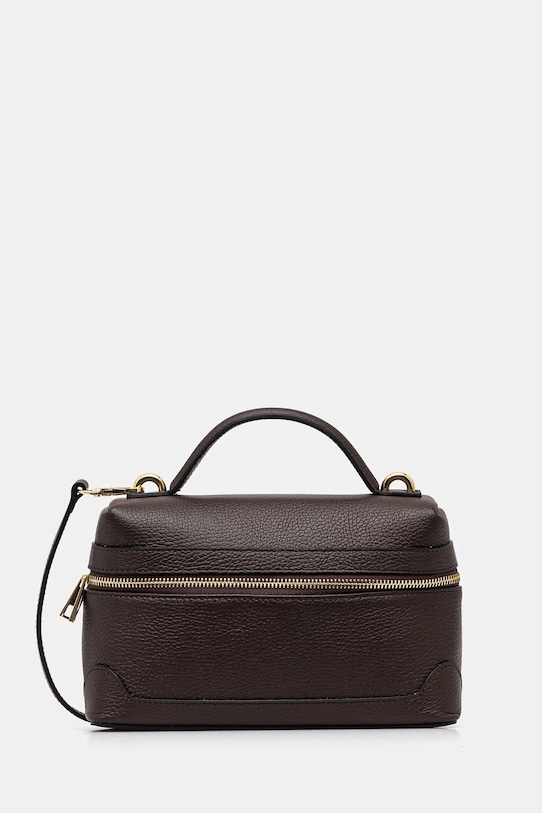Answear.LAB torebka skórzana skóra licowa brązowy A00001