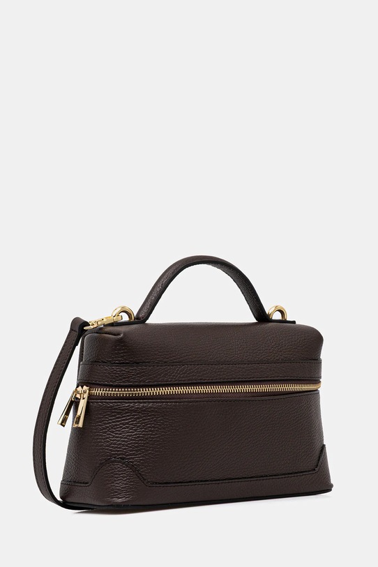 Answear.LAB torebka skórzana A00001 brązowy WS26