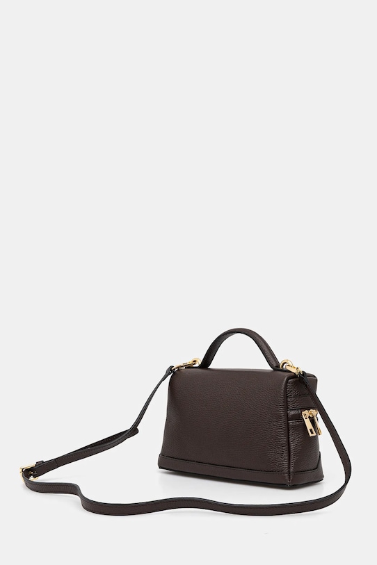 Akcesoria Answear.LAB torebka skórzana A00001 brązowy